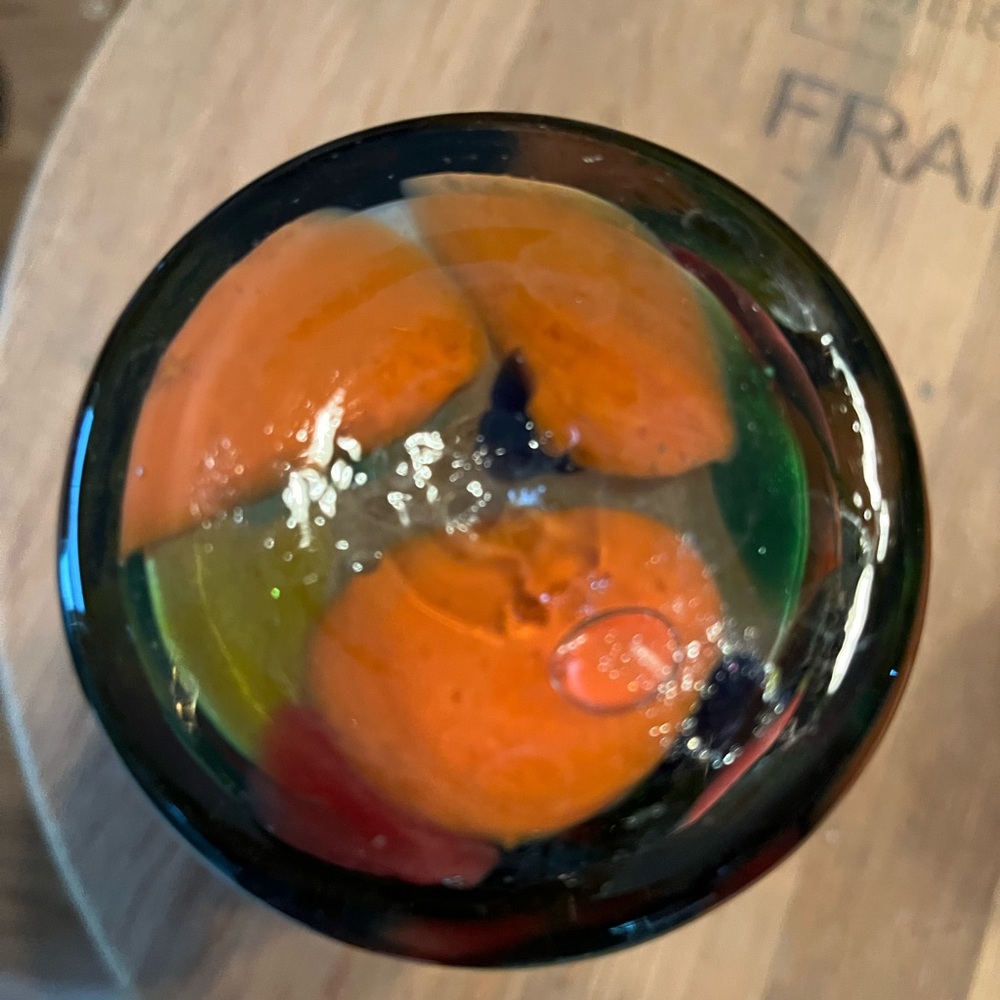 Vibrant Multicolor Mexican Glass. Set of 2 beautiful fairy lamp - Picture 7 of 8